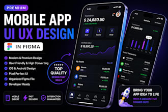 do UI UX design, mobile app or website ui ux design