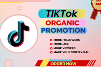 manage to grow and promote your tiktok followers organically