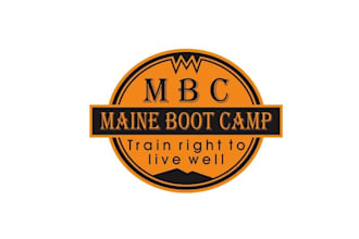 design exceptional maine boot camp logo
