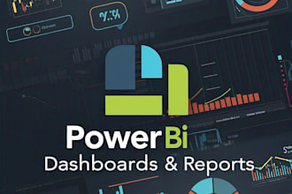 create professional power bi dashboards, reports, and data visualizations