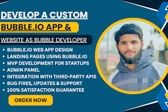 build a bubble io app or website as bubble developer