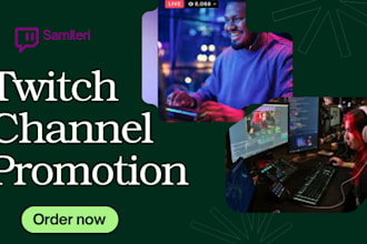 grow your twitch audience organically to get real and active viewers, followers