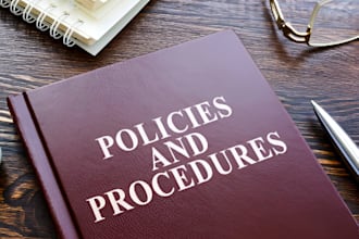 write custom policies, procedures, and sops