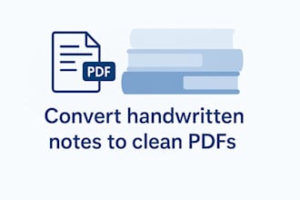 type your handwritten notes and convert them into professional study ebooks, PDF