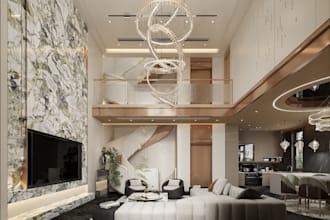 renovate home interior, livingroom set up, bedroom lighting, outdoor terrace,skp