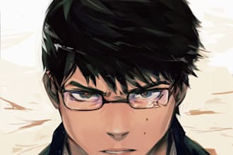 draw your character in a drama scene