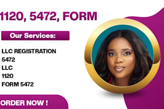 file form 5472, form 1120 for non resident us single member llc itin ein number
