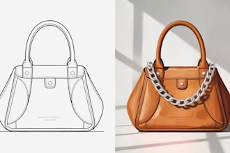 design your bag, fashion handbag, purse, tote bag, backpack and make tech pack
