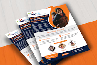 design charity, ngo, fundraising, educational flyer
