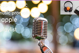 promote apple music, music promotion, apple playlist, sportify and itunes