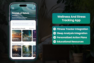 create  wellness and longevity app like renue, span, or insidetracker