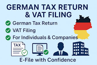 prepare and efile german tax return vat for individuals llcs corporations