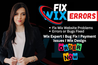 fix wix website bugs layout problems troubleshoot store edit and website audit