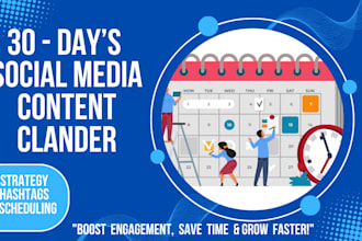 create a custom content calendar for your social media