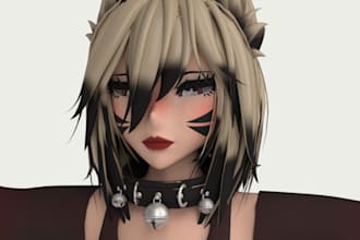 create 3d vrchat avatar vrc character furry avatar vr character vr chat nsfw avi