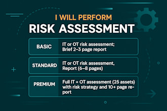 do risk assessment for IT and ot environments
