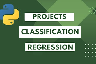do regression and classification projects using python