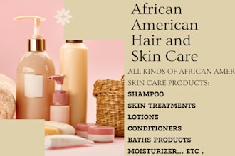 formulate african american hair care and african american skin care products