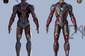 design 3d model, 3d printing, 3d armor for cosplay,  pepakura pattern