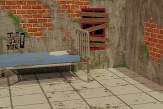 create hard surface 3d game props with pbf texture