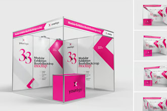 design trade show booth backdrop banner retractable popup siganage