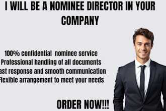 be a nominee director in your company