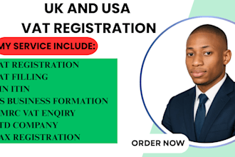 register your ltd or llc company in uk and USA, vat and ein registration