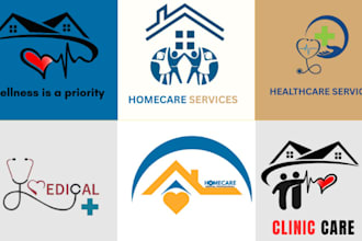 design homecare healthcare medical dental nursing logo