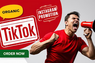 promote instagram page facebook account tiktok profile or airbnb listing