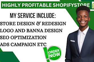design shopify store beauty website funiture store  clothing store health store