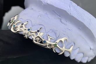 create 3d jewelry cad design, tooth grillz, 3d pendants for 3d printing