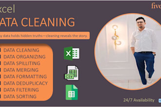 clean, format, split, merge excel data, dashboard
