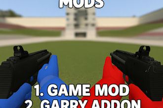 make and port your garrys mod, garrys mod addons gmod characters