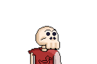 create a pixel character with no background