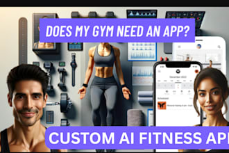 develop ai fitness app, ai gym app, diet app, ai workout plan, health, exercise
