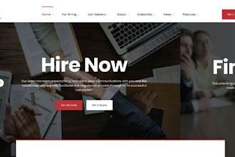 design recruitment website, job portal, job board recruitment agency website