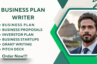 develop detailed business plan, business proposal, grant writing business plan