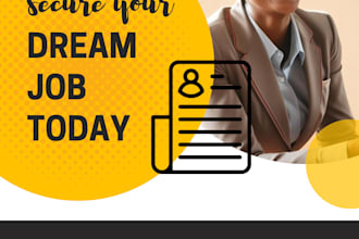 create a professional resume for your dream job