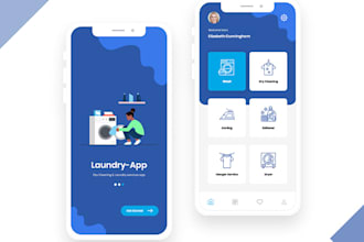 develop laundry app, handyman app, home cleaning app, delivery app