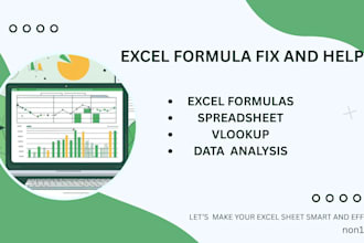 fix or write excel formulas and functions