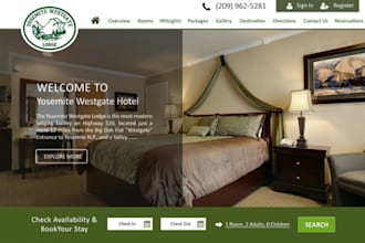 create hotel website tour vacation rental hotel booking website airbnb website