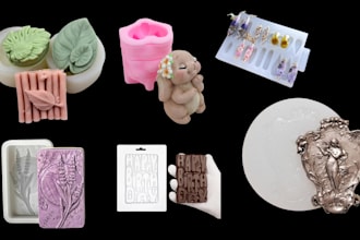 3d silicone mold design plastic, chocolate, injection for candy, coasters, resin