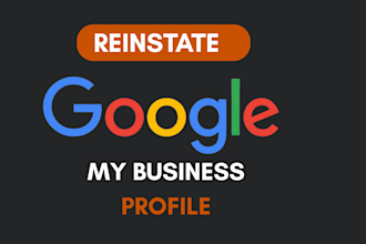 reinstate and fix suspend google profile, gmb listing