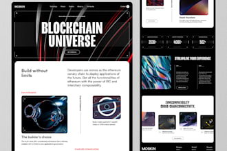 animated website 3d crypto website 3d blockchain animated website threejs