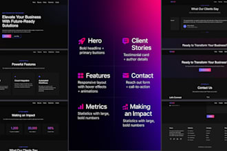 build a custom coded responsive website using HTML CSS js