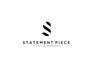 design a bold initial letter logo for your urban clothing brand
