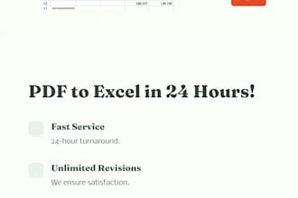 convert pdf to excel