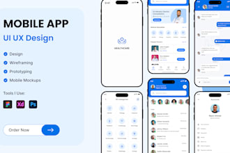 do UI UX design for mobile app wireframe, and prototype in figma
