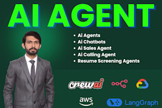 develop ai langraph agent, sdr ai telesales ai customer crm ai app saas ai agent