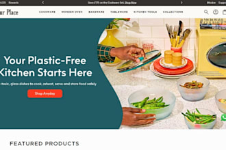 design cookware shopify kitchen utensils store kitchen website home appliances